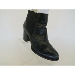 SOFFT Womens Black Leather Chelsea Ankle Boots Bootie Size 6 M